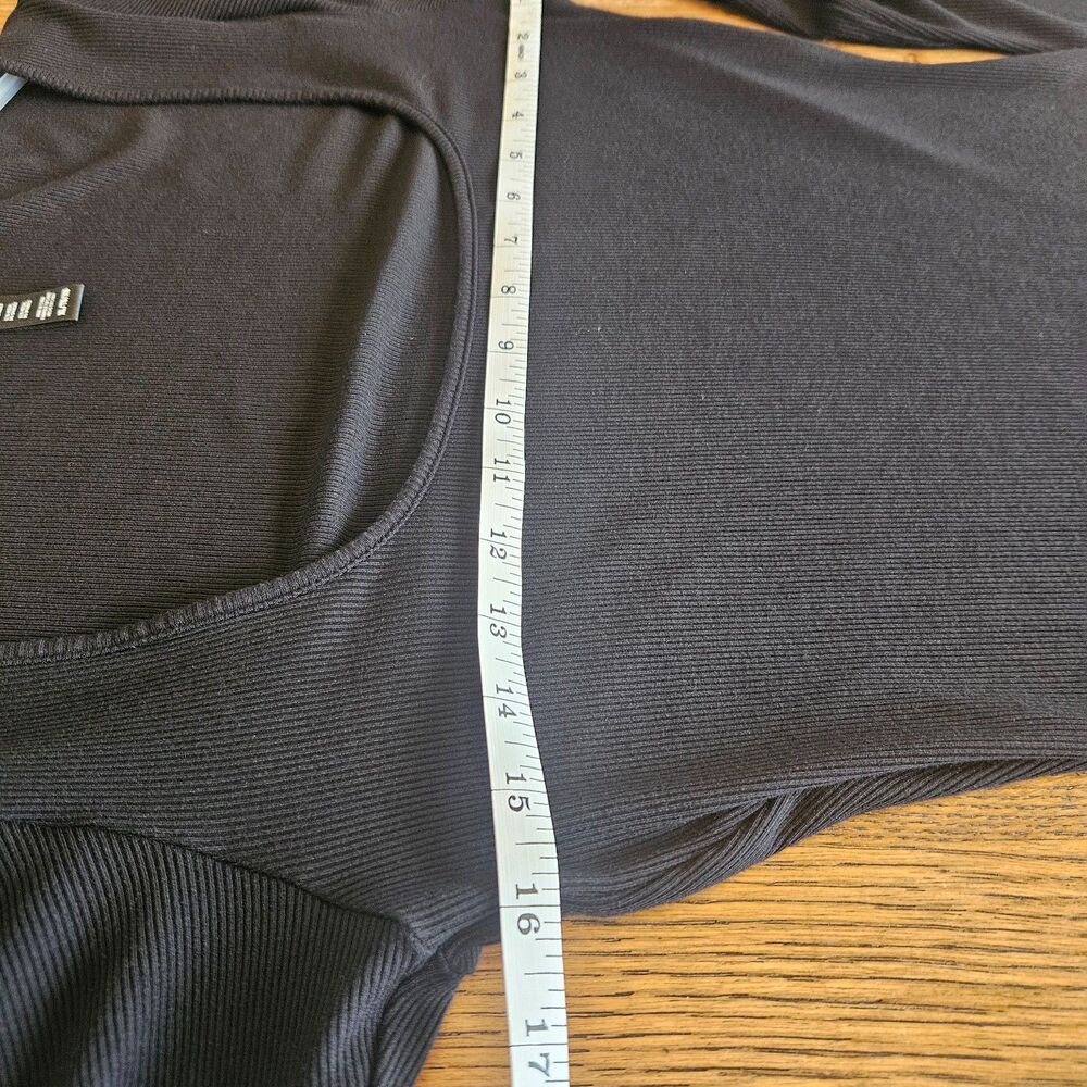 SKIMS Black Long Sleeve Maxi Dress - Picture 7 of 9